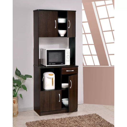 Hutch Cabinets :  70" Kitchen Pantry/Microwave Stands