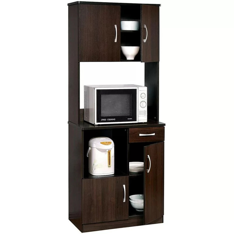 Hutch Cabinets : 70" Kitchen Pantry/Microwave Stands