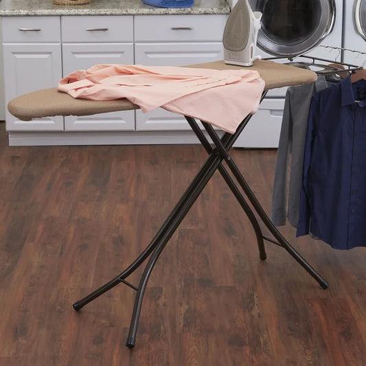 Ironing Table: Wide Steel Top Freestanding Ironing Board