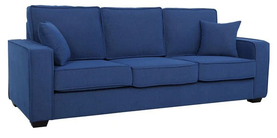 3 Seater Sofa:- Jason Fabric Sofa Set (Blue)