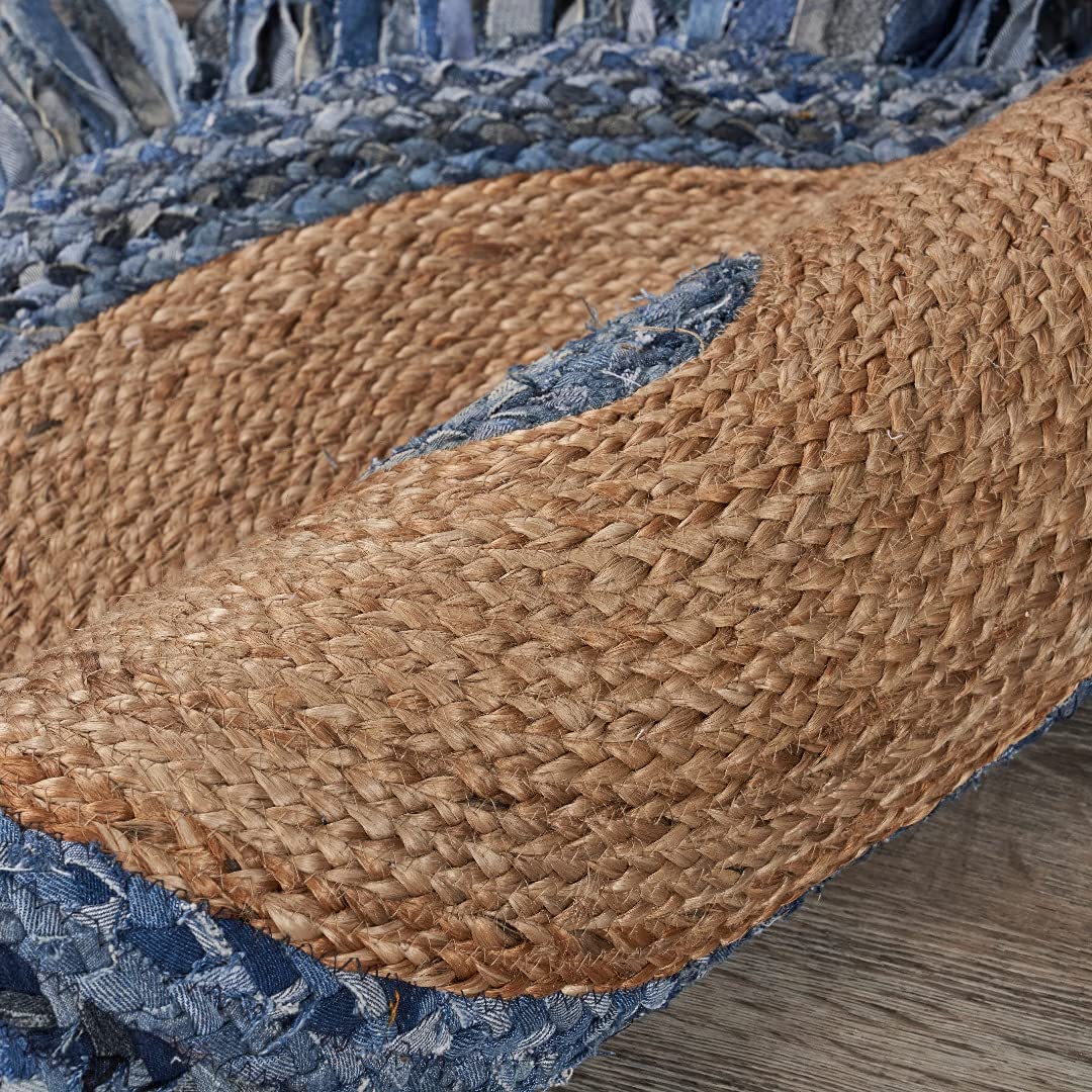 Carpets: Jute and Cotton Round Floor Mats & Carpet for Bedroom