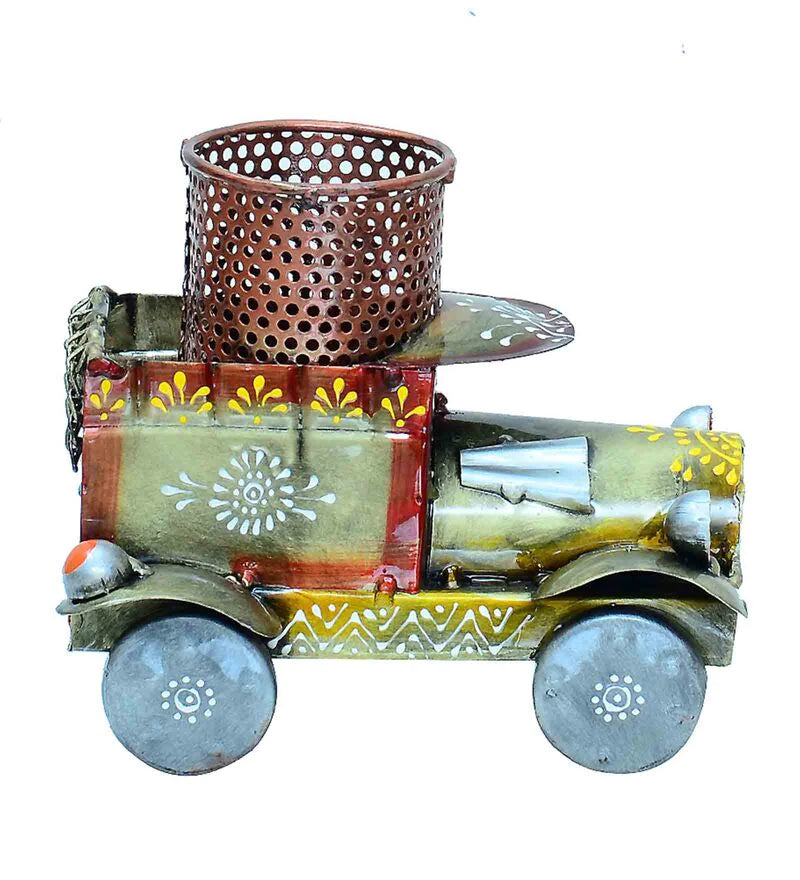 Pen Stand : Kave (Set of 1) Iron Decorative Pen Stand