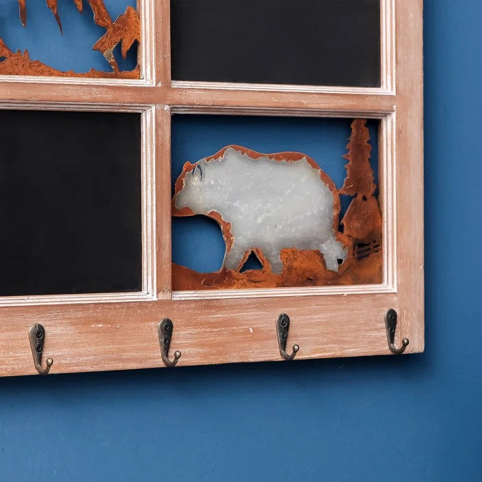 Key Holder: Entryway Wall Storage Organizer with Key Hooks