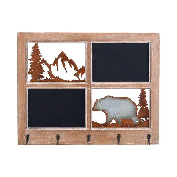 Key Holder: Entryway Wall Storage Organizer with Key Hooks