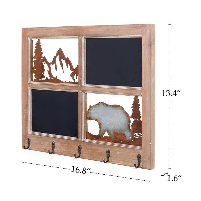 Key Holder: Entryway Wall Storage Organizer with Key Hooks