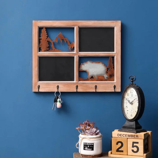 Key Holder: Entryway Wall Storage Organizer with Key Hooks