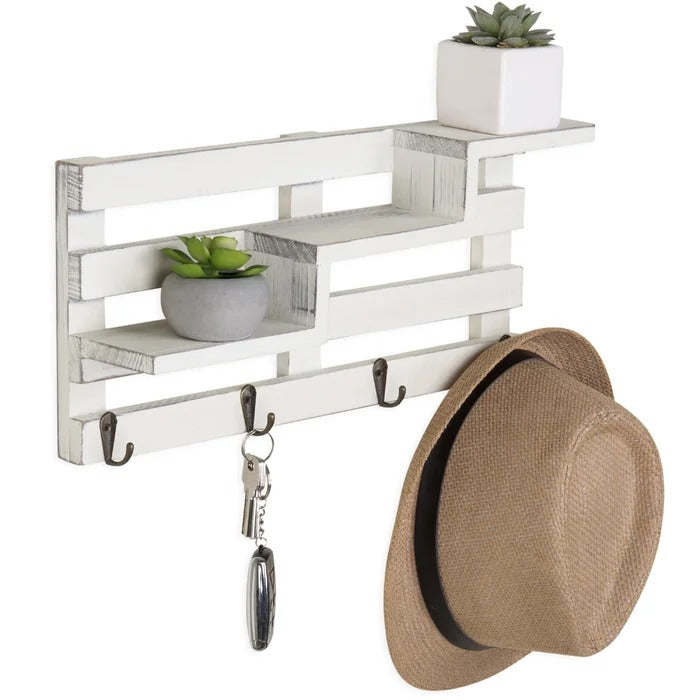 Key Holder: Wall Storage Organizer with Key Hooks