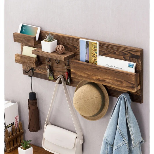 Key Holder: Wall Storage Organizer with Key Hooks