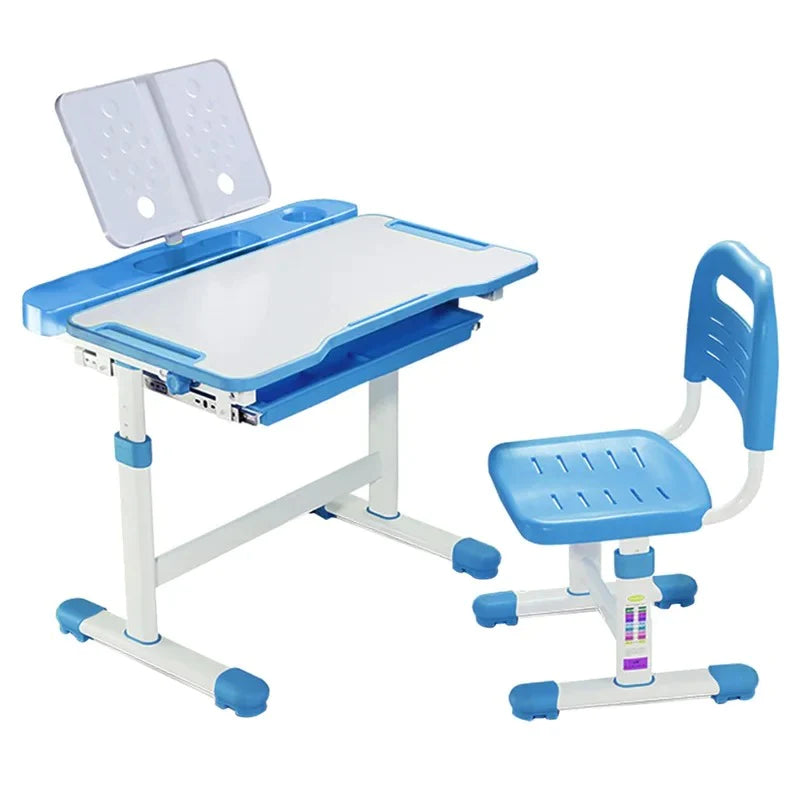 Kids Writing Table: Kids Rectangular Arts And Crafts Table and Chair Set