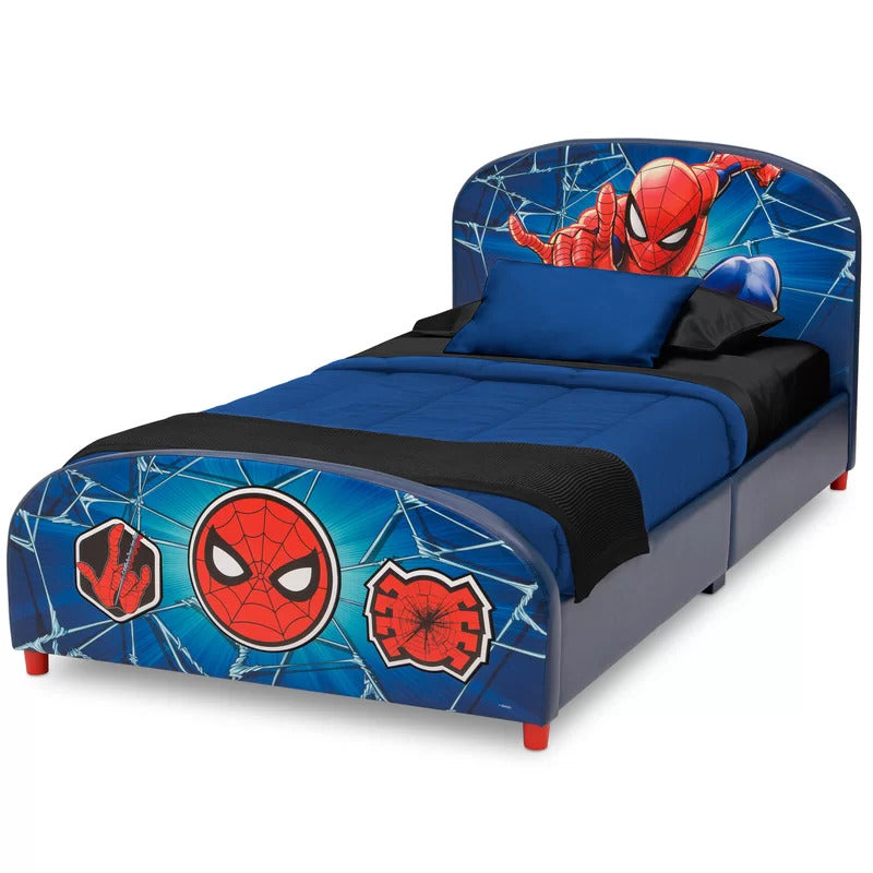 Kids Bed: Spider-Man Twin Platform Bed