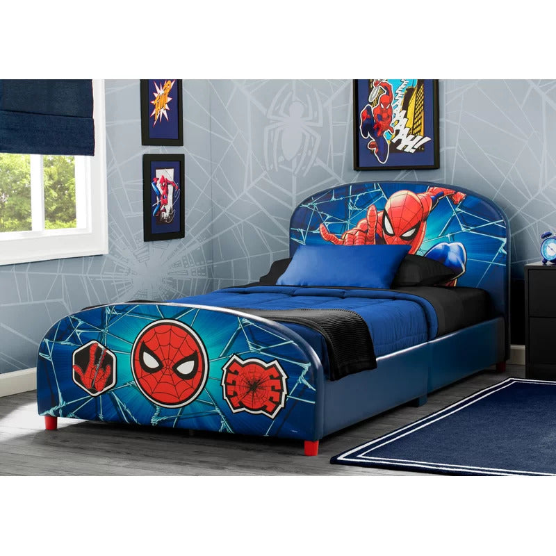 Kids Bed: Spider-Man Twin Platform Bed