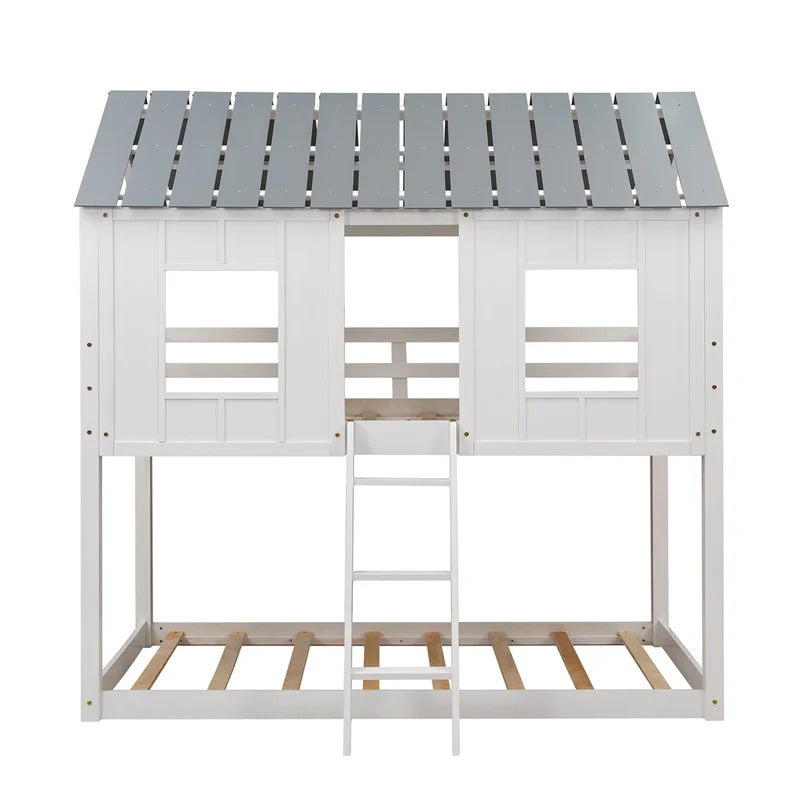 Kids Bed: Twin Over Twin Standard Bunk Bed