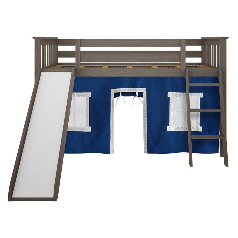 Kids Bed: Twin Solid Wood Loft Bed