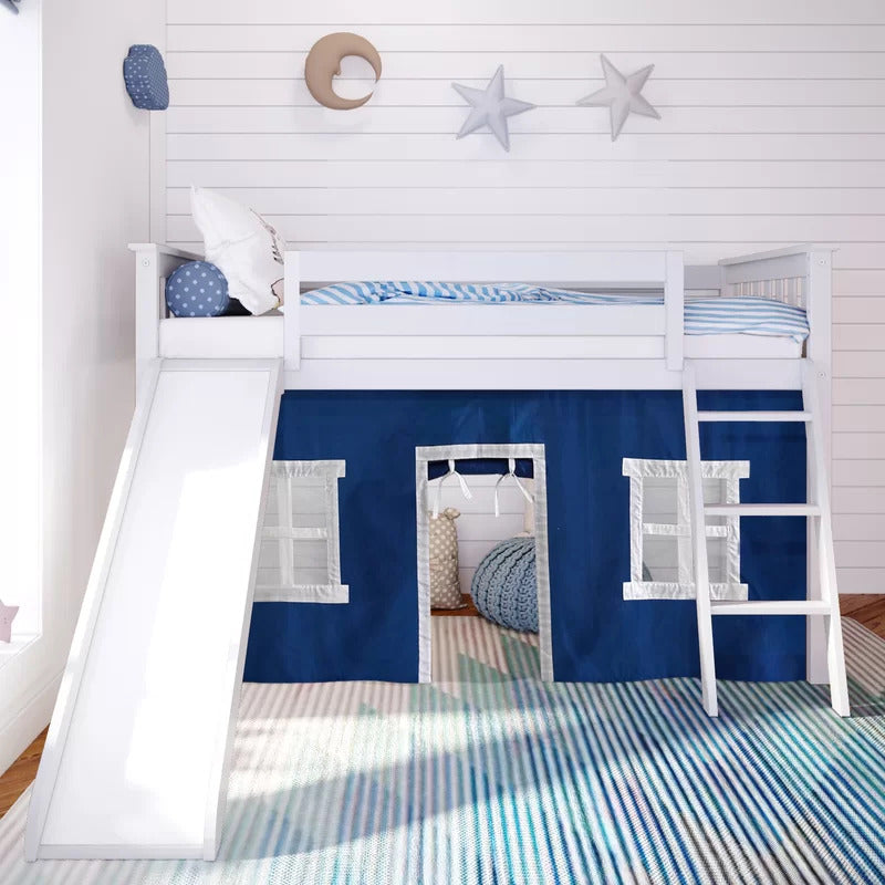 Kids Bed: Twin Solid Wood Loft Bed