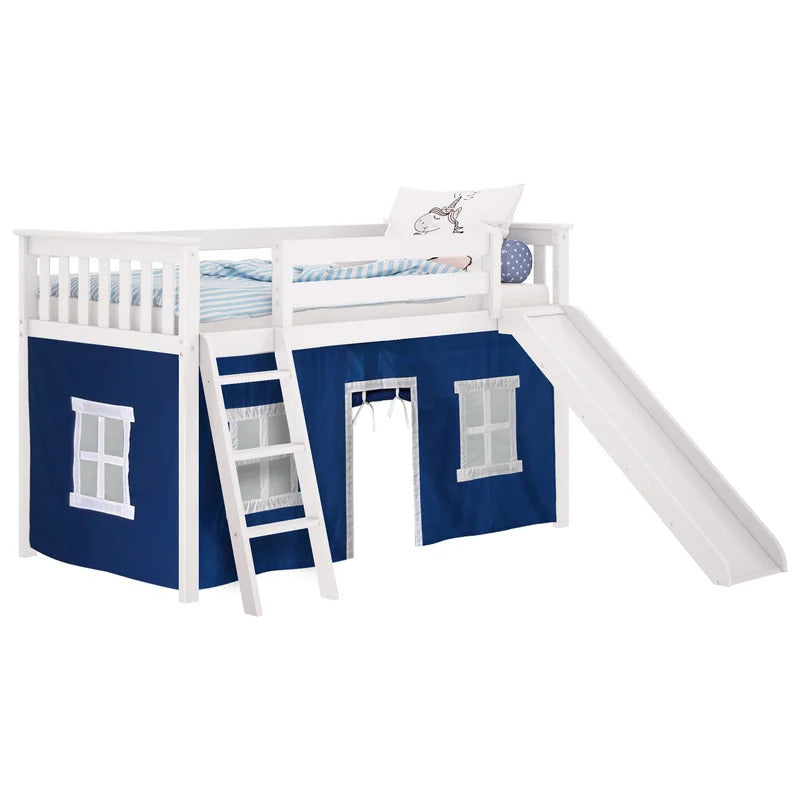 Kids Bed: Twin Solid Wood Loft Bed