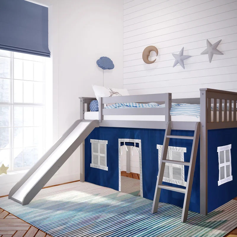 Kids Bed: Twin Solid Wood Loft Bed