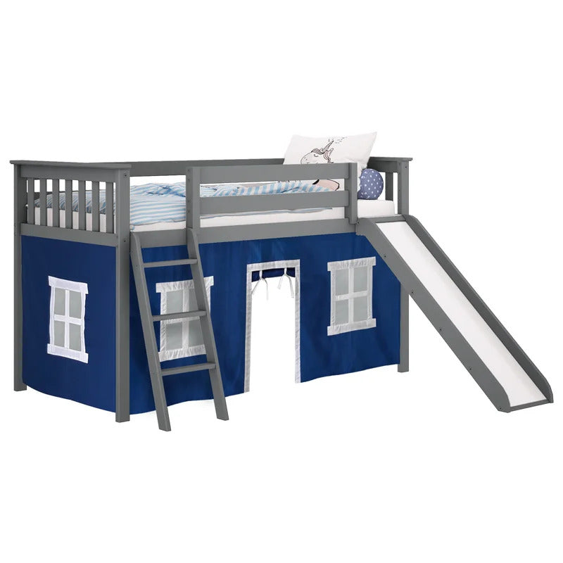 Kids Bed: Twin Solid Wood Loft Bed