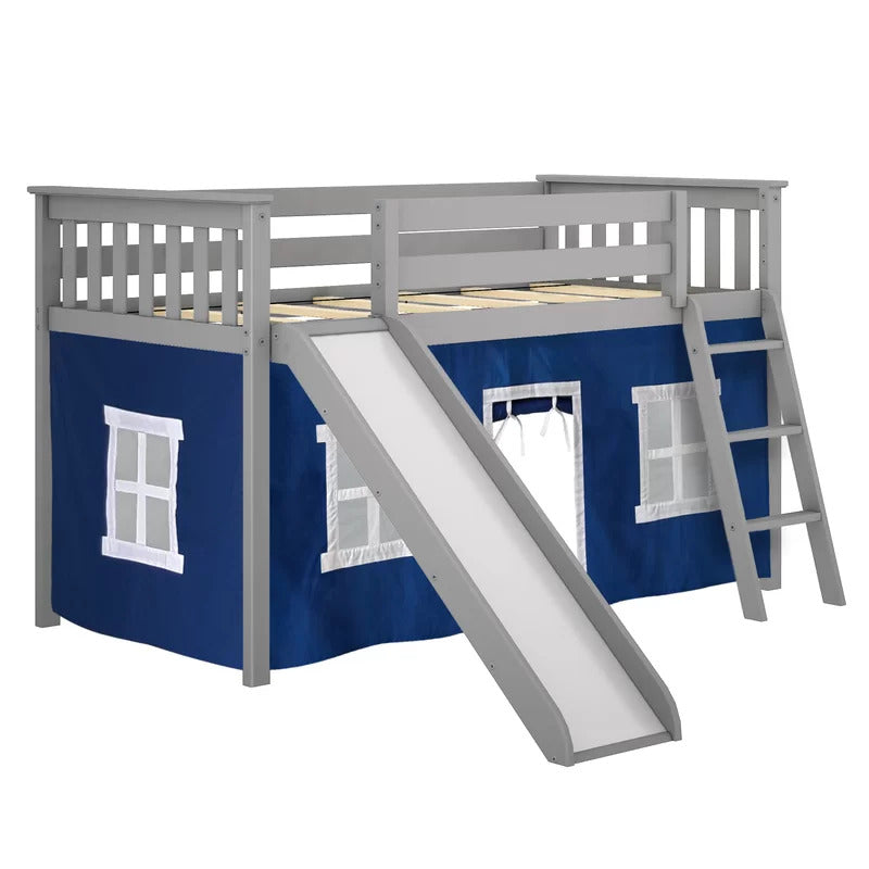 Kids Bed: Twin Solid Wood Loft Bed