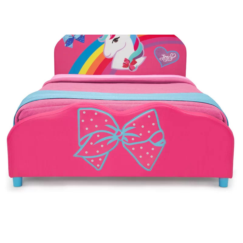 Kids Bed: Upholstered Twin Platform Bed