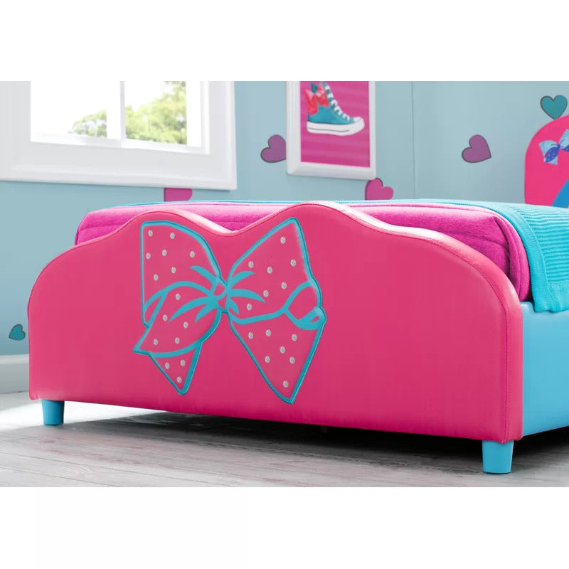 Kids Bed: Upholstered Twin Platform Bed