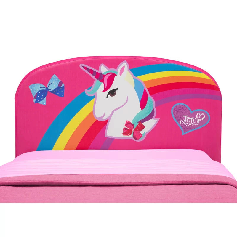 Kids Bed: Upholstered Twin Platform Bed