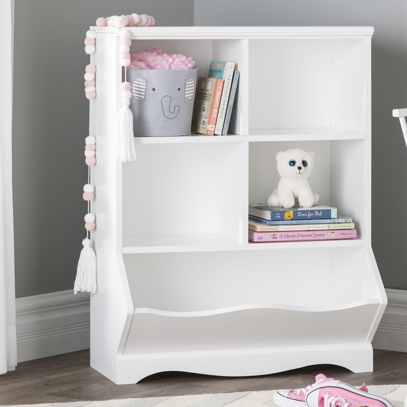 Kids Bookshelf : 34.63'' H X 26.5'' W Cube Unit Kids Bookshelf
