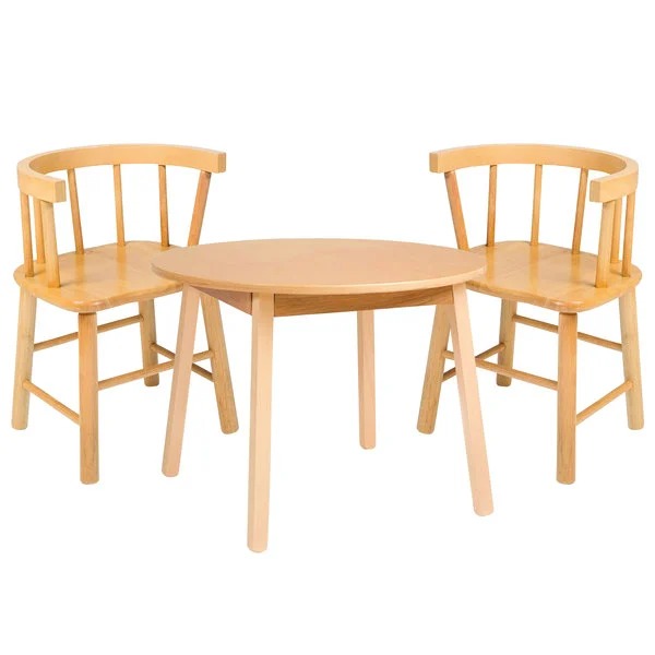 Kids Chair: Wood-Back Kids Chair