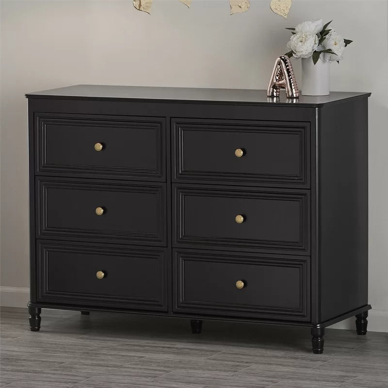 Kids Chest Of Drawer: 6 Drawer Double Dresser