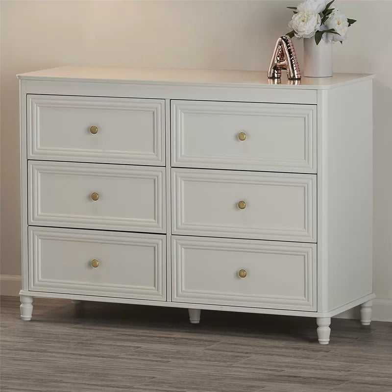 Kids Chest Of Drawer: 6 Drawer Double Dresser
