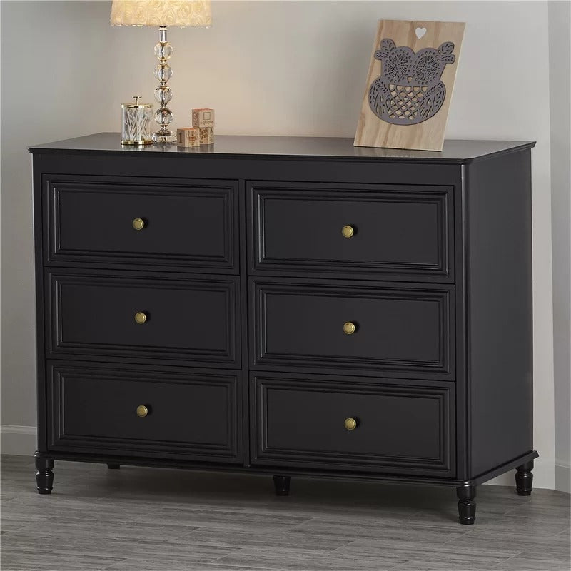 Kids Chest Of Drawer: 6 Drawer Double Dresser