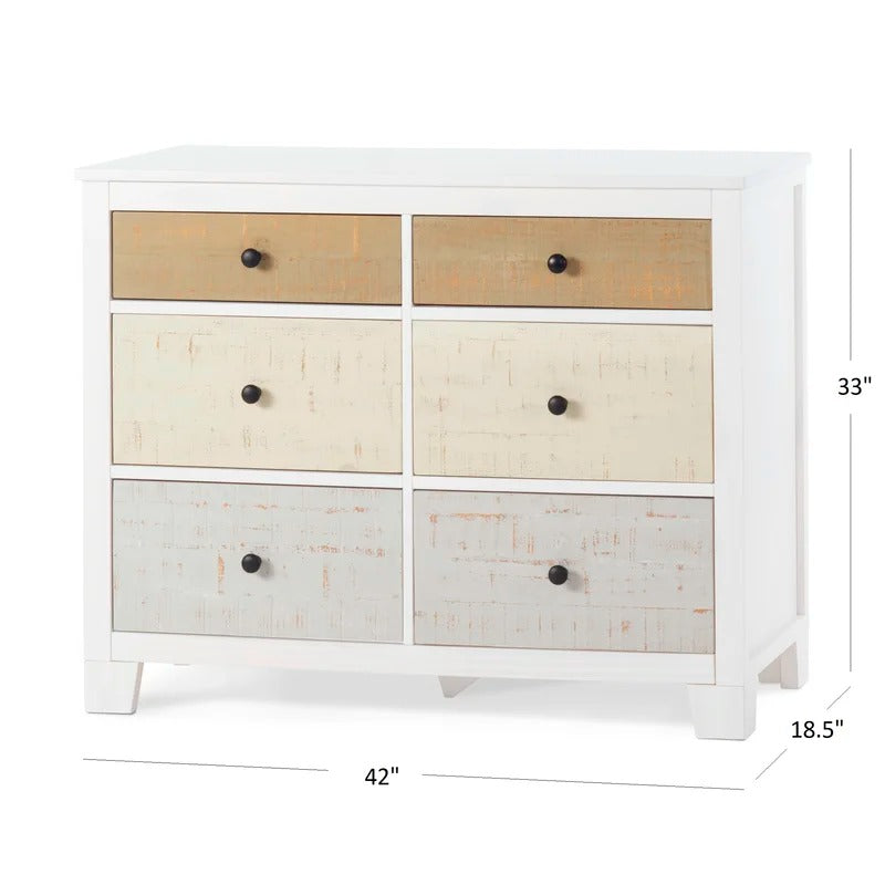 Kids Chest Of Drawer : 6 Drawer Dresser