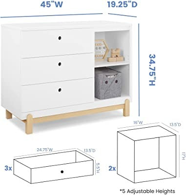 Kids Chest Of Drawers 3 Drawer Dresser