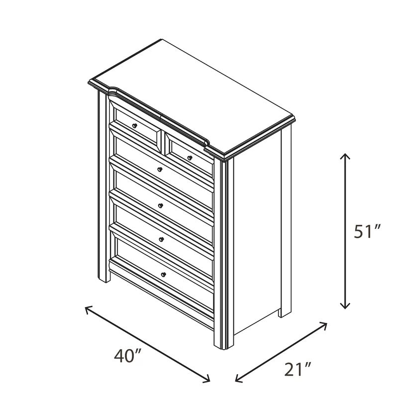 Kids Chest Of Drawers : 5 Drawer Dresser