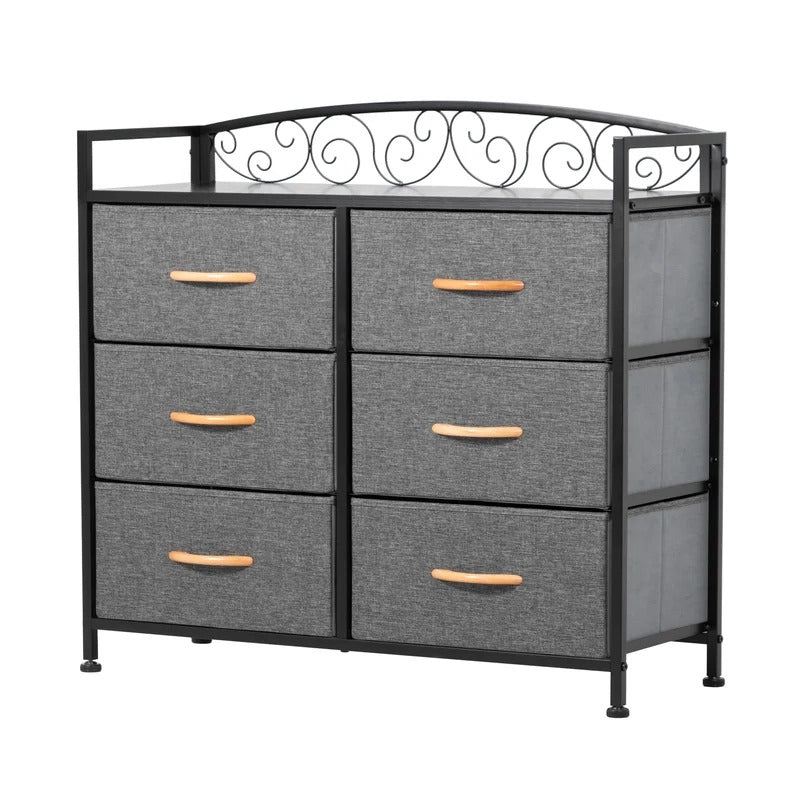 Kids Chest Of Drawers : 6 Drawer 31.3'' W Dresser