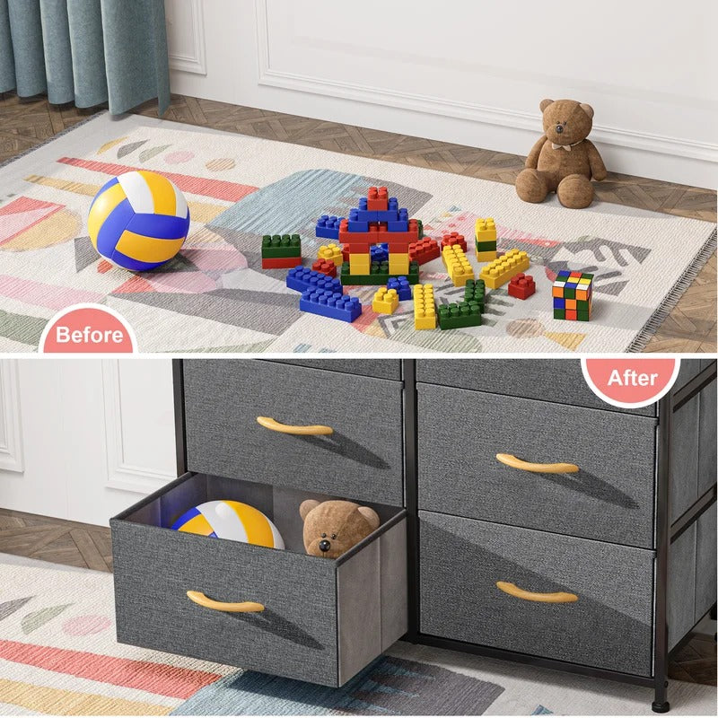 Kids Chest Of Drawers : 6 Drawer 31.3'' W Dresser