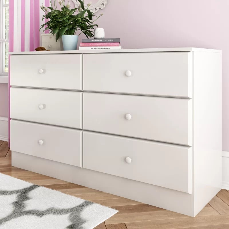 Kids Chest Of Drawers : 6 Drawer 47.25'' W Double Dresser