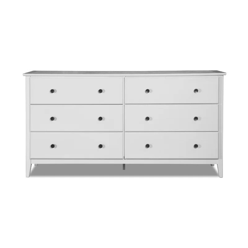 Kids Chest Of Drawers : 6 Drawer 63.75'' W Solid Wood