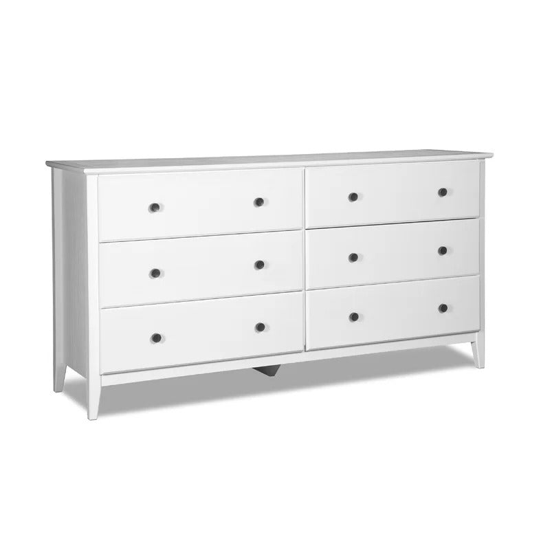 Kids Chest Of Drawers : 6 Drawer 63.75'' W Solid Wood
