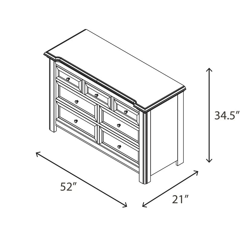 Kids Chest Of Drawers : 7 Drawer Dresser