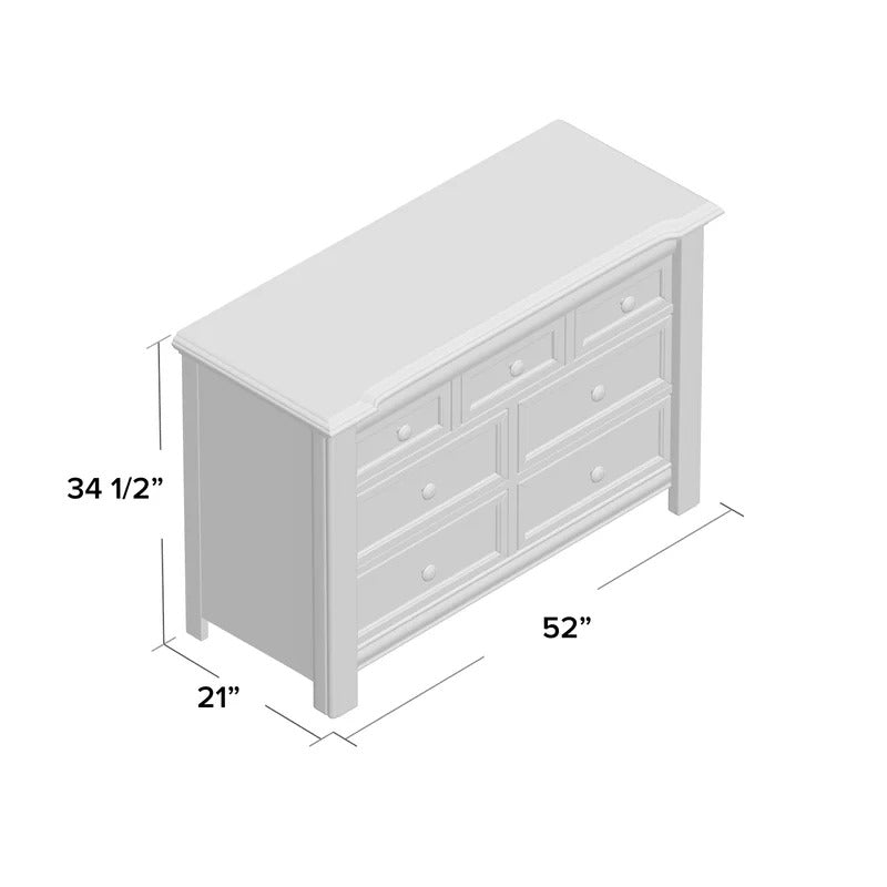 Kids Chest Of Drawers : 7 Drawer Dresser