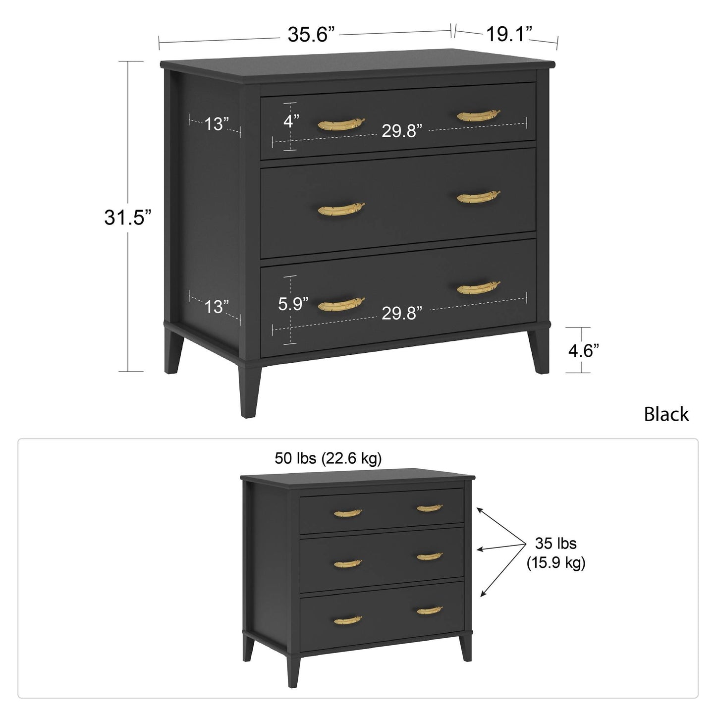 Kids Chest Of Drawers : Drawer Standard Dresser