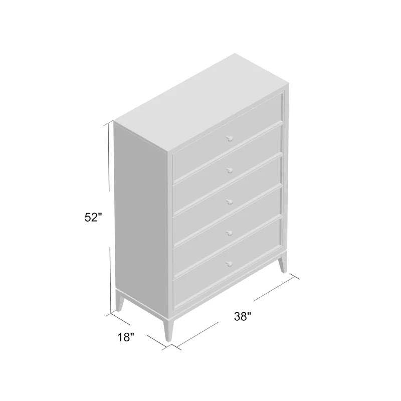 Kids Chest Of Drawers : Fiza 5 Drawer Chest