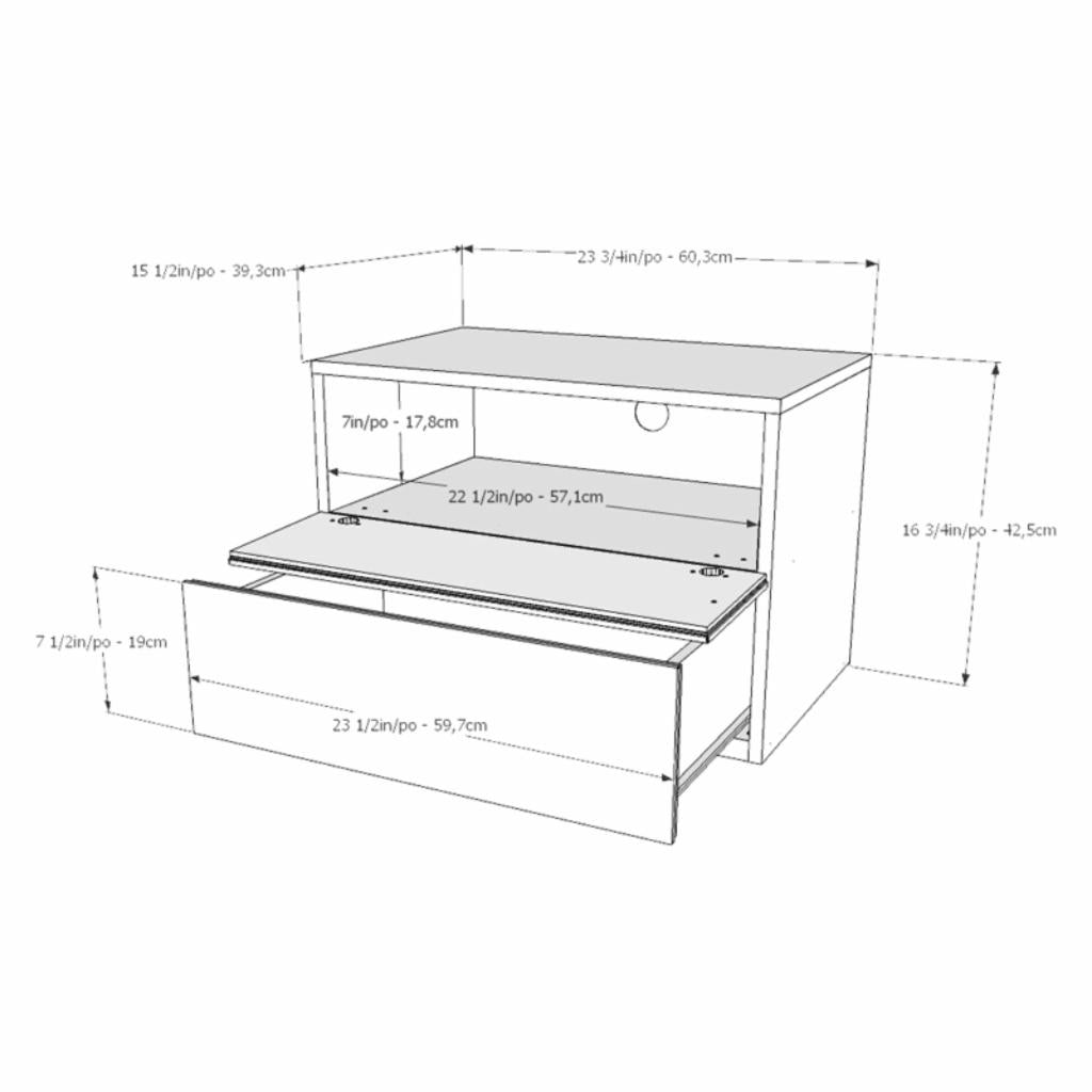 Kids Nightstands: 1 Drawer Kids Nightstand