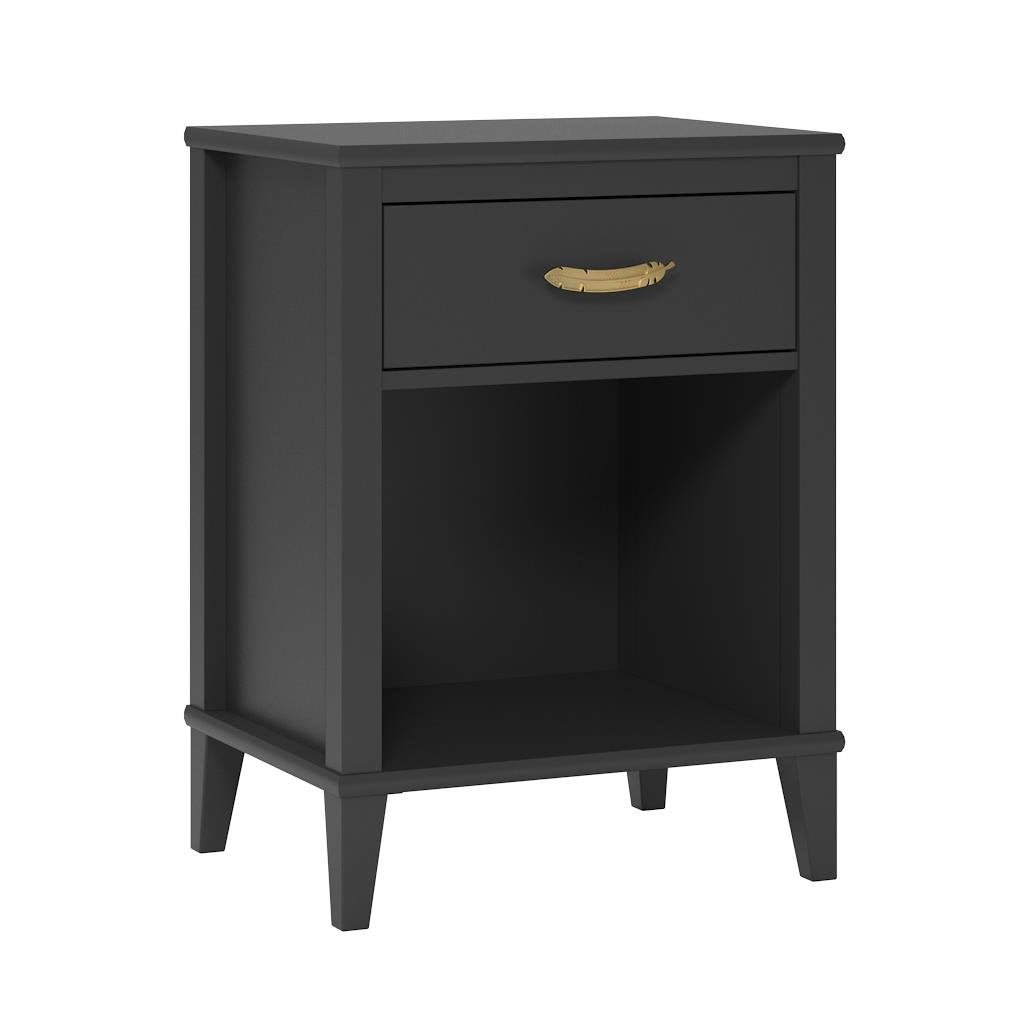 Kids Nightstands: Black Nightstand