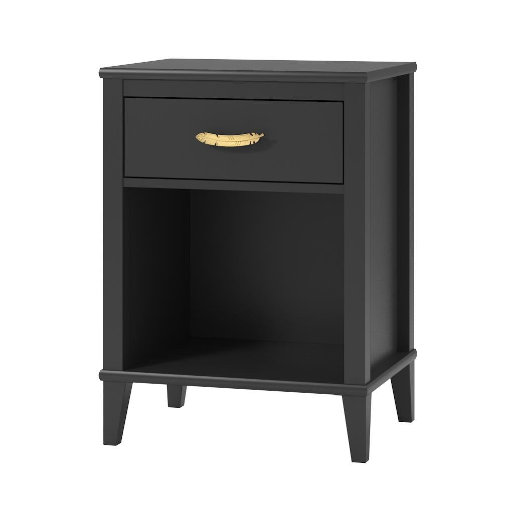 Kids Nightstands: Black Nightstand