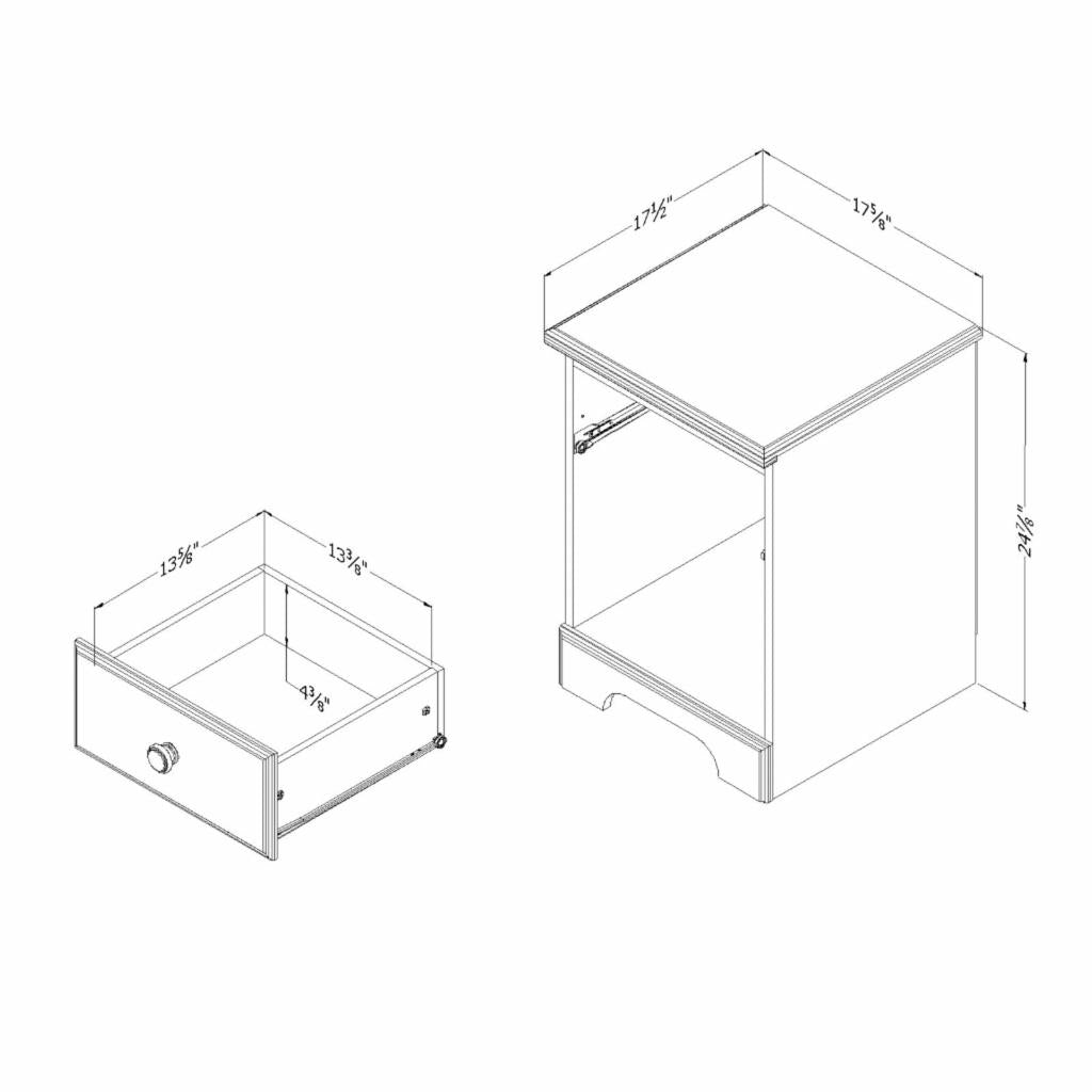 Kids Nightstands: Blueberry Nightstand