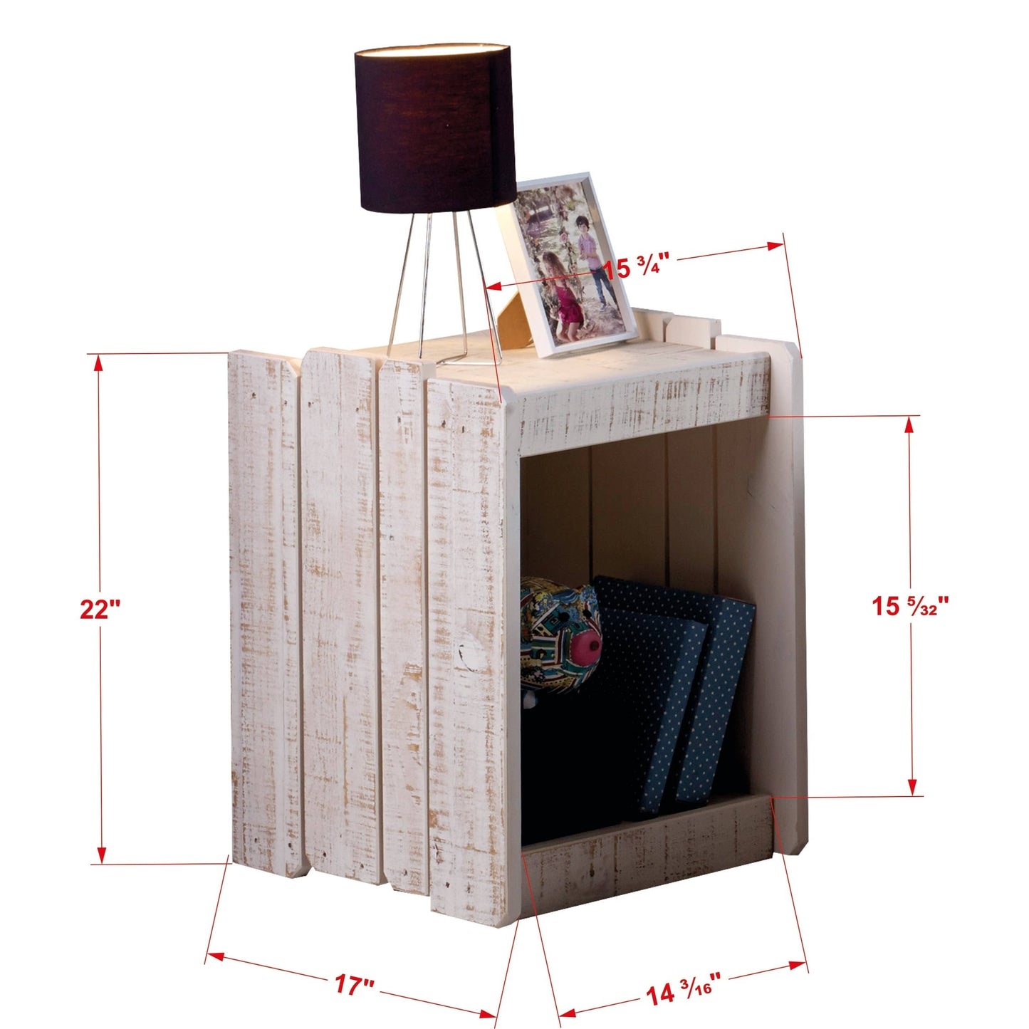 Kids Nightstands: Rustic Sand finish Kids Nightstand