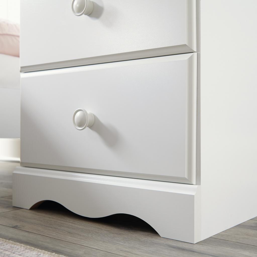 Kids Nightstands: White Kids 2 Drawer Nightstand