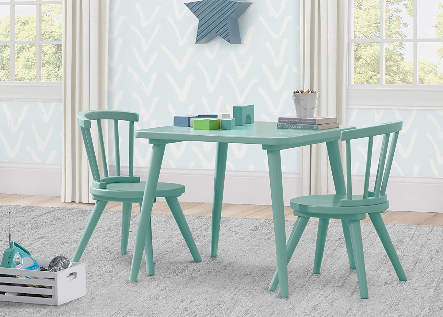Kids Study Chair: Kids Activity Chair (Set of 2)
