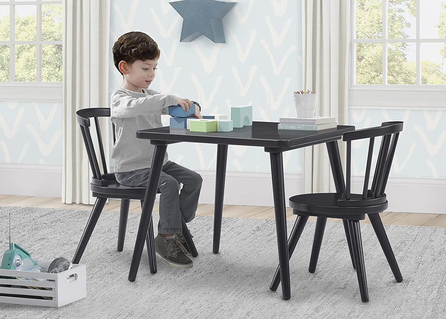 Kids Study Chair: Kids Activity Chair (Set of 2)